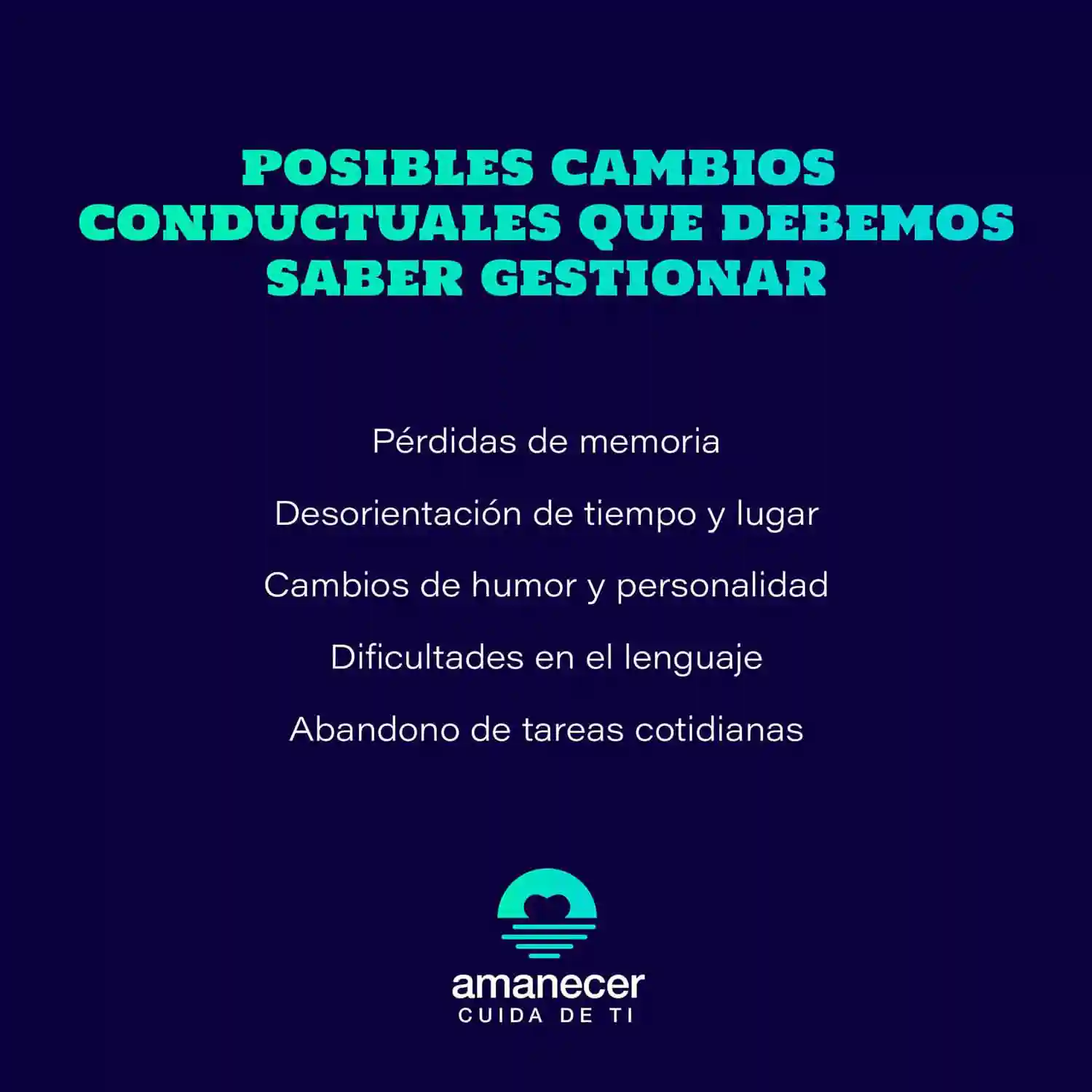 Cambios de Comportamiento