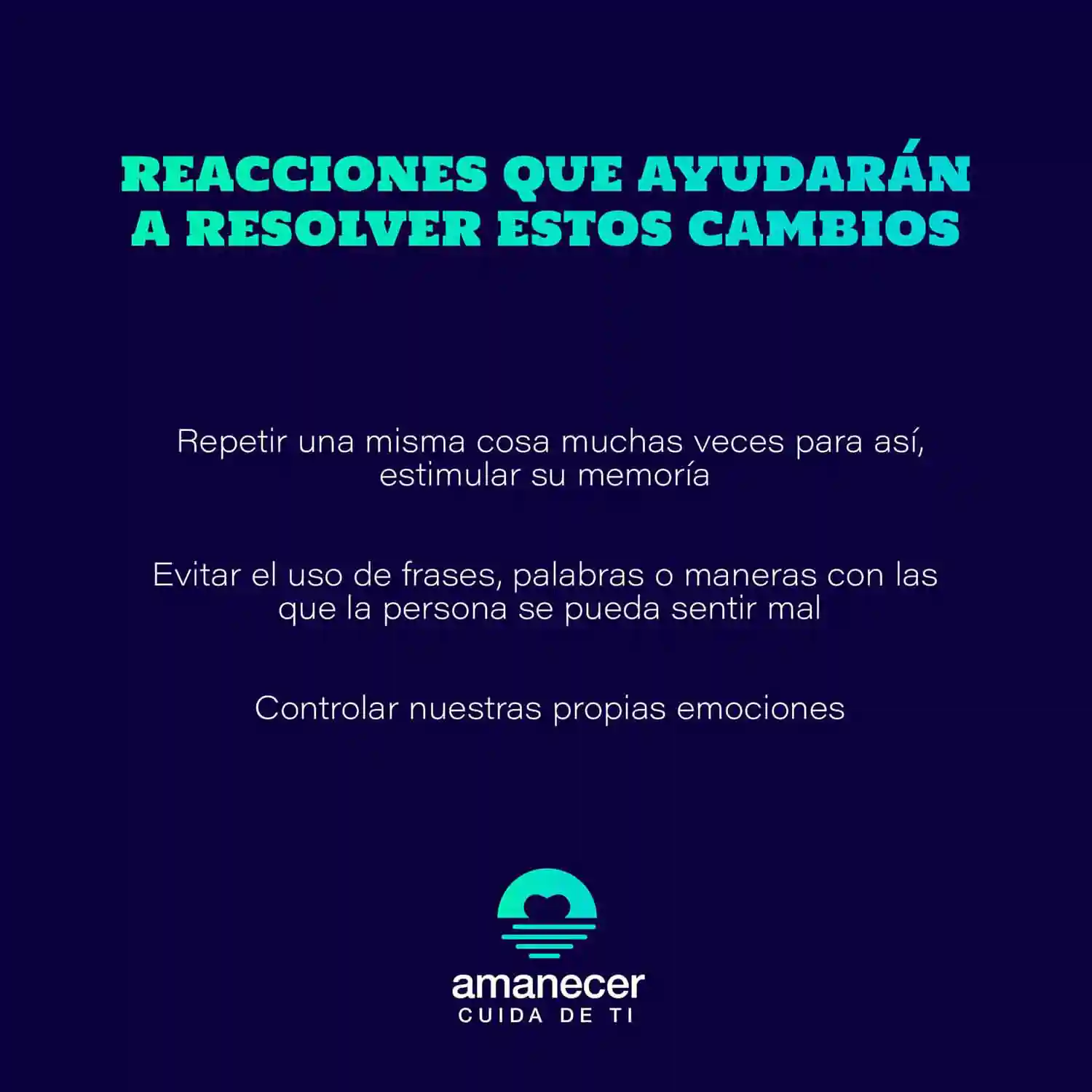 Cambios de Comportamiento