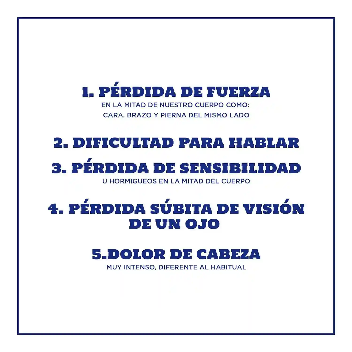 Los Síntomas de un Ictus