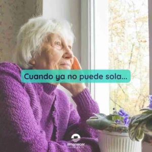 Cuando ya no puede sola